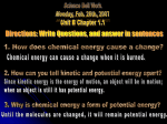 Chemical Energy