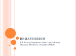 Behaviorism - WordPress.com