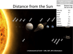 Distance from the Sun