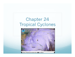 Chapter 24 Tropical Cyclones - Atmospheric and Oceanic Sciences
