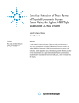 Sensitive Detection of Three Forms of Thyroid Hormone in