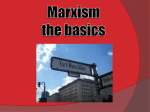 Marxism – the basics