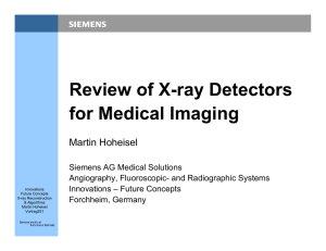 Review of X-ray Detectors for Medical Imaging
