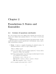 Chapter 2 Foundations I: States and Ensembles