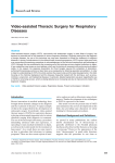 Video-assisted Thoracic Surgery for Respiratory Diseases