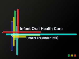 Infant Oral Health Care