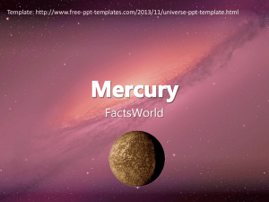 Mercury - Dimensional Facts