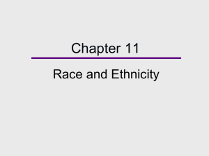 Chapter 12, Race And Ethnic Relations