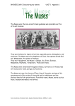 Appendix 1: The Muses