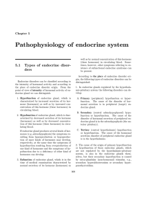 Types of endocrine disorders