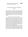 128 What Social Scientists Don`t Understand