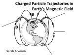 Charged Particle Trajectories in Earth*s Magnetic Field