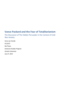 Chapter 1. The Social Criticism of Vance Packard