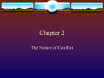 Chapter 2: The Nature of Conflict