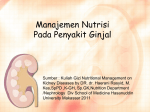 Manajemen Nutrisi Pada Penyakit Ginjal
