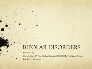 BIPOLAR DISORDERS