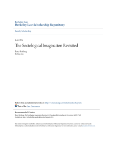 The Sociological Imagination Revisited