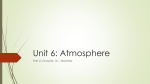 Unit 6: Atmosphere