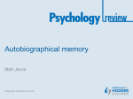 Revision: Autobiographical memory