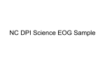 2009 Released State Science EOG Test