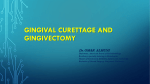 gingival curettage and gingivectomy