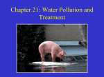 Chapter 22: Water Pollution and Treatment