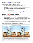 What is a High Pressure System?