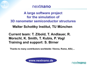 Nextnano_NEGF - Walter Schottky Institut