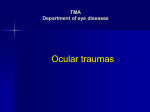 Eye injury Lecture