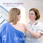 GP referral guide - The Royal Marsden