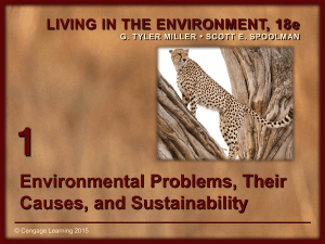 Environmental impact of population