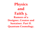 Physics and Faith 3