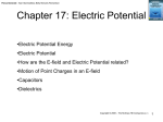 Chapter 17: Electric Potential