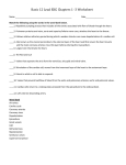 Basic 12 Lead EKG Chapters 1 -3 Worksheet