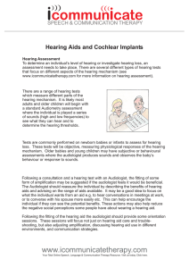 Hearing aids and cochlear implants