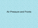 Air Pressure and Fronts