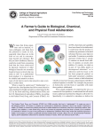 A Farmer`s Guide to Biological, Chemical, and Physical Food