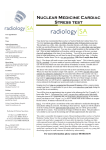 Nuclear Medicine Cardiac Stress test