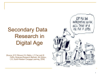 Secondary Data Research in Digital Age