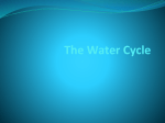 The Water Cycle - Fennimore Middle School