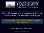 Successful management of keratomycosis in a case of uncontrolled
