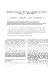 Orthodontic treatment with canines substitution for lateral incisors