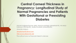 Central Corneal Thickness in Pregnancy: Longitudinal Study of
