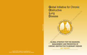 Global Initiative for Chronic Obstructive Lung D isease