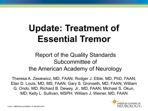 Update - American Academy of Neurology