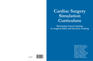 Cardiac Surgery Simulation Curriculum