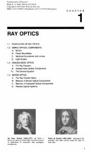 RAY OPTICS