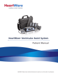 HeartWare® Ventricular Assist System Patient Manual