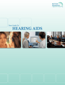 hearing aids - Better Hearing Institute