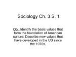 Sociology Ch. 3 S. 1